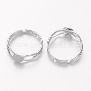Компоненты латунные кольца KK-C3044-6mm-N-NF