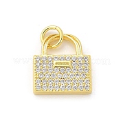 Латунные микро проложить кубического циркония подвески KK-S511-24G