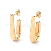 Серьги-гвоздики в форме капли из нержавеющей стали 304 EJEW-H115-13G