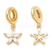 Латунные микро проложить кубического циркония подвески KK-D027-08G
