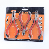 3 Stück 45 # Kohlenstoffstahl DIY Schmuck Zangen-Sets PT-R010-12