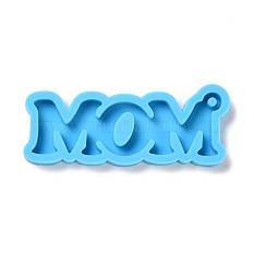 Thème de la fête des mères bricolage pendentif moules en silicone DIY-P053-05