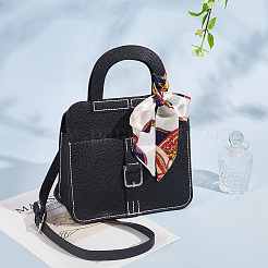 Bricolage imitation cuir coudre sur des kits de fabrication de sacs à main à bandoulière pour femmes&nbsp;DIY-WH0569-26A