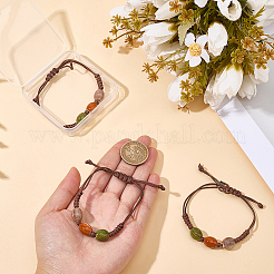 3 braccialetti di perline intrecciate fatte a mano in porcellana per uomo e donna&nbsp;BJEW-CP0001-01A