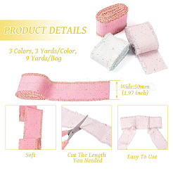 Плоская хлопчатобумажная лента 9 ярда 3 цветов OCOR-TA0001-59