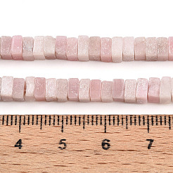 天然石ピンクオパールビーズ連売り  正方形  2~2.5x4~4.5x4~4.5mm  穴：0.8mm  約146~150個/連  14.76~15.16''（37.5~38.5センチメートル）&nbsp;G-T140-49C
