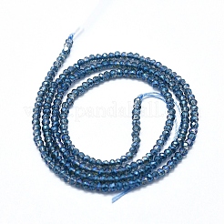 FilI di perline in vetro placcato&nbsp;X-GLAA-F079-A-FR19