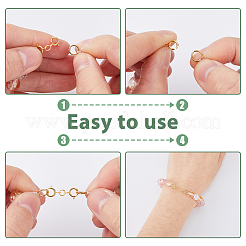 6 шт. 925 двойных пружинных кольца из стерлингового серебра STER-DC0001-17G