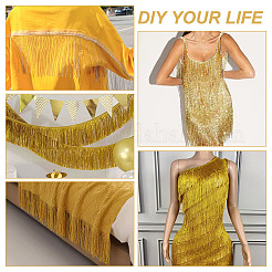 10 ярд полиэстеровой ленты с кисточками 2 стилей OCOR-GA0001-93