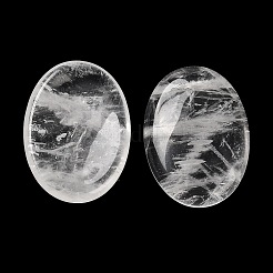 Натуральный кристалл кварца овальный камень для беспокойства&nbsp;G-R487-01B