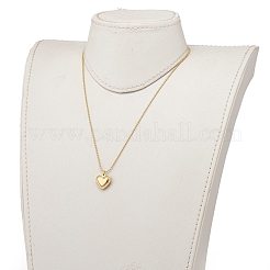 Ожерелья с подвеской в форме сердца из нержавеющей стали 304 NJEW-JN03268