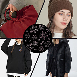 Исправление узора снежинки стразами DIY-WH0430-205E