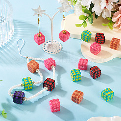 Печатные непрозрачные акриловые бусины&nbsp;MACR-TA0002-42