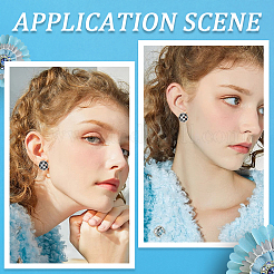 20 шт. Латунные серьги-гвоздики&nbsp;KK-BBC0010-56A