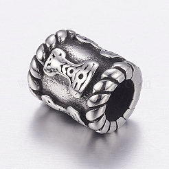 Бусины из нержавеющей стали 304 STAS-E144-303AS