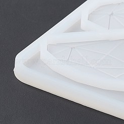 Кольцо с бриллиантом «сделай сам»/кластер кристаллов/орнамент в форме сердца силиконовые Молды&nbsp;LS-DIY-E065-04