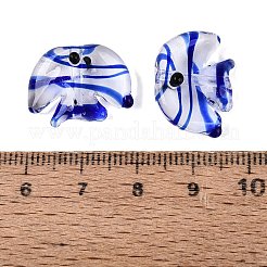 Faits à la main des perles de Murano transparent&nbsp;LAMP-N042-20
