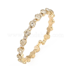 Браслеты из железа со стразами для женщин&nbsp;BJEW-A156-02G