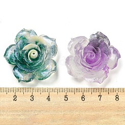 Cabochon decoden luminosi in resina epossidica trasparente&nbsp;CRES-M032-04E