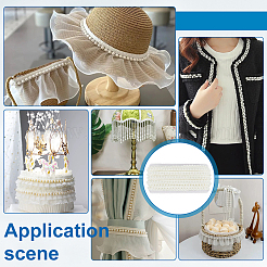 Отделка кружевом из полиэстера длиной 10 ярд OCOR-PH0006-57A