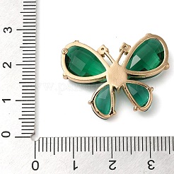 Подвески из латуни с покрытием из прозрачного кубического циркония KK-N255-11G-06-RS