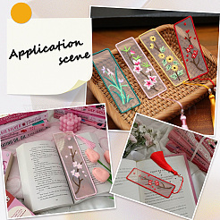 Наборы для вышивки закладок своими руками DIY-SC0029-47