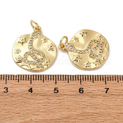 Латунные микро проложить кубического циркония подвески&nbsp;KK-P308-79G