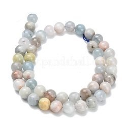 Природные Аквамарин бисер нитей&nbsp;G-F591-29A-8mm