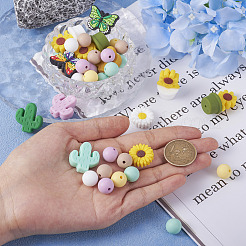 16 стиль силиконовые бусины&nbsp;SIL-TA0001-45