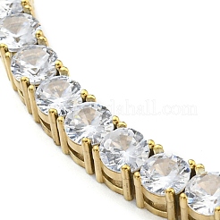 Горный хрусталь браслет&nbsp;BJEW-C049-01G-03