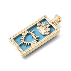 Pendentifs de turquoise synthétique&nbsp;CU-CBAE7DF-08G-02