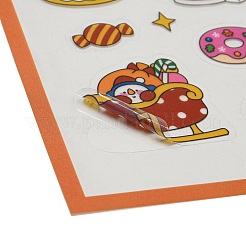 Рождественские тематические пластиковые наклейки для домашних животных&nbsp;AJEW-Q151-01D