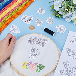 Эскиз водорастворимого средства для вышивания ПВА DIY-WH0514-019