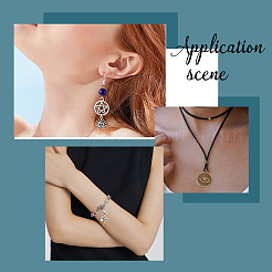 Подвески из сплава в тибетском стиле&nbsp;TIBEP-SC0002-21