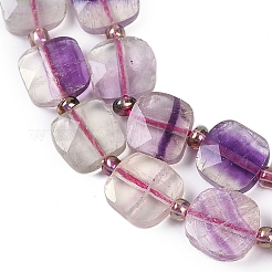 Природных красочные флюорита бисер нитей G-G182-H01-02