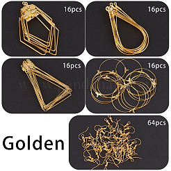 Самодельная висячая серьга&nbsp;DIY-SC0010-14G