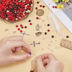 Наборы для самостоятельного изготовления четок из бусин DIY-NB0014-52