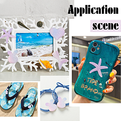 Кабошоны из непрозрачной смолы в 60 стилях CRES-PH0003-40