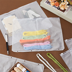 Прозрачные пластиковые пакеты для хранения документов&nbsp;AJEW-WH0695-208