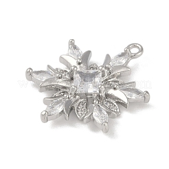 Pendentifs en laiton avec micro pavé de zircone cubique&nbsp;KK-Z065-01-02P