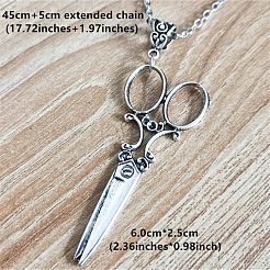 Винтажные подвески в форме ножниц из сплава для женщин.&nbsp;FS-WG6A66B-01