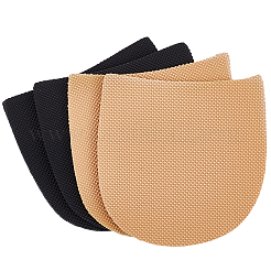 2 paire de semelles de chaussures antidérapantes en caoutchouc bicolores&nbsp;DIY-CN0003-81