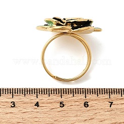 304 Edelstahl Emaille Fingerringe für Damen&nbsp;RJEW-G373-01G-01