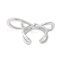 Стойка покрытие латунь открытые манжеты кольца RJEW-M168-07P