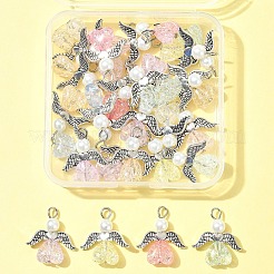 30шт. подвеска-ангел из акрила и стекла PALLOY-FZ00016