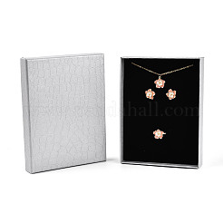 Python Muster Pappe Schmuck Set Boxen&nbsp;LS-CBOX-L007-008B