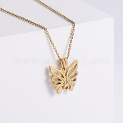 Элегантные полые бабочки из нержавеющей стали с подвеской для женщин QP5237