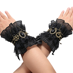 Браслеты из полиэстерового кружева в стиле лолита&nbsp;BJEW-WH20005-005