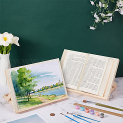 Деревянная настольная подставка-мольберт&nbsp;AJEW-WH0752-060