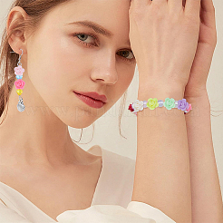 400 шт. Непрозрачные акриловые бусины MACR-ME0001-10